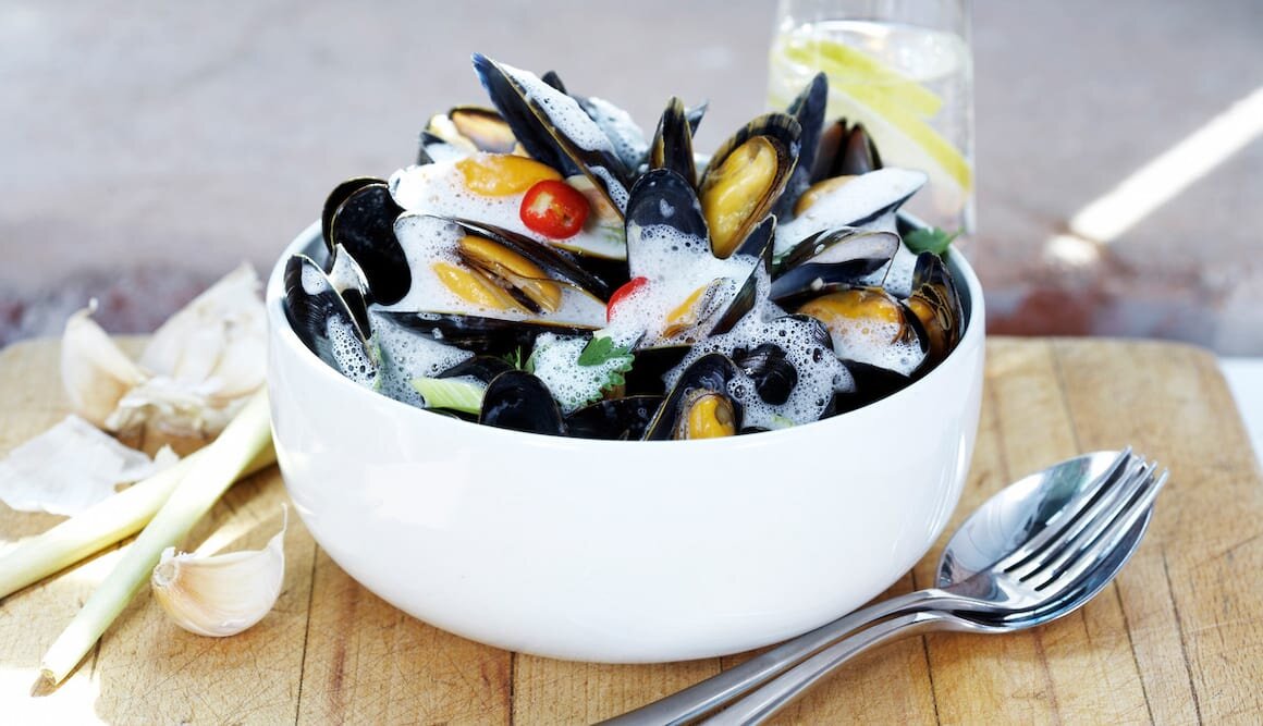Asian Style Norwegian Blue Mussels