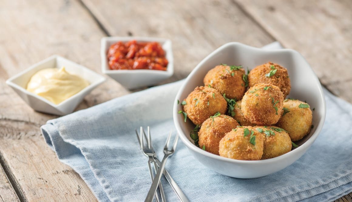 Bolinhos with Norwegian Herring