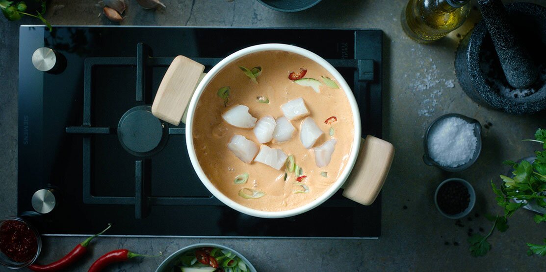 Hot cod soup