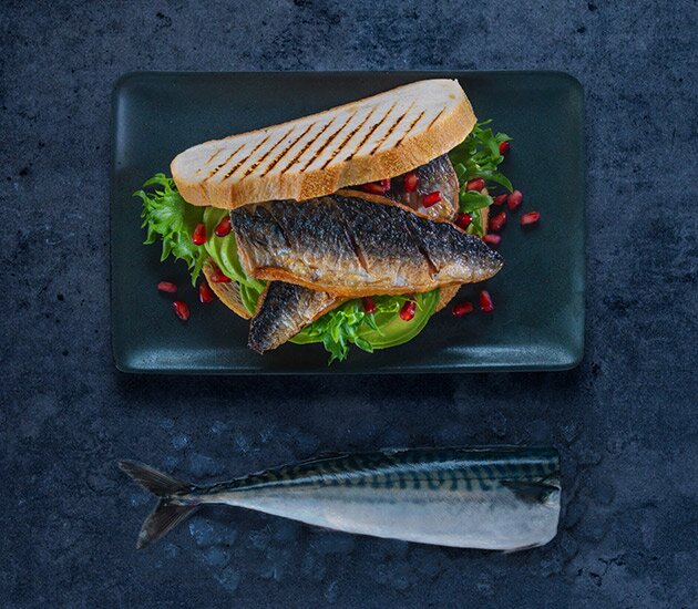 Norwegian Mackerel Saba sandwich